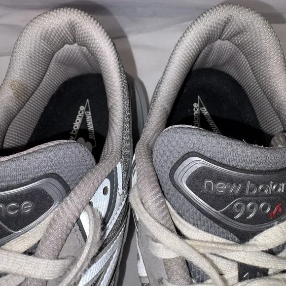 New Balance 990v6 Grey Running Shoes M990GL6 Mens 11 2E Extra Wide USA